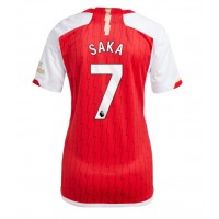 Camiseta Arsenal Bukayo Saka #7 Primera Equipación para mujer 2023-24 manga corta